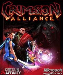 Caixa de jogo de Crimson Alliance