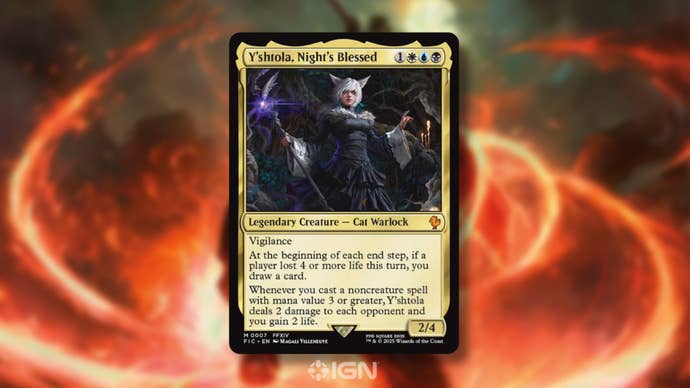 Magic: The Gathering Final Fantasy crossover card of FF14’s Y’shtola