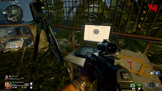 La computadora portátil Y, en el mapa Black Ops 6 Zombies Terminus.