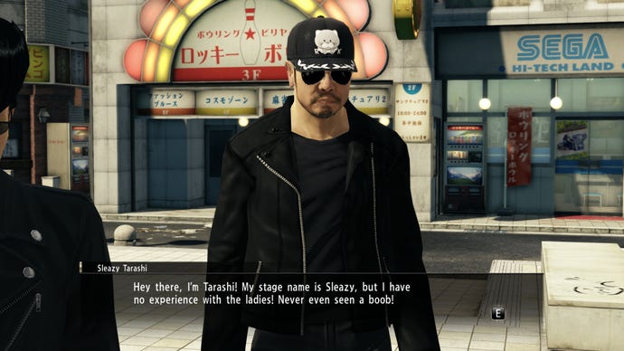 A man who has never even seen a boob in a Yakuza 0 screenshot.