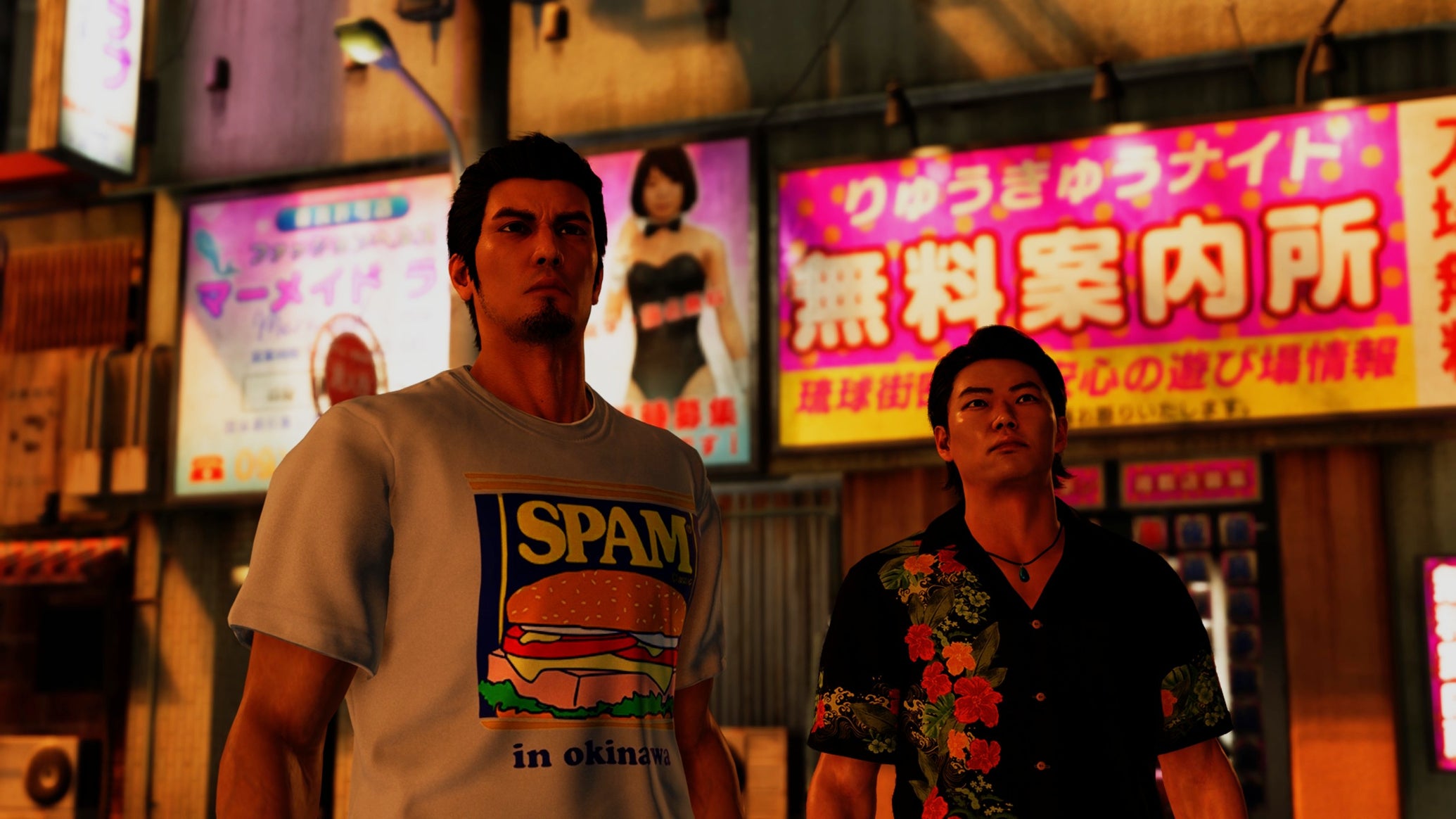 Kazuma Kiryu and Rikiya Shimabukuro in Yakuza Kiwami 3 & Dark Ties. - 1