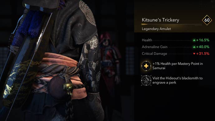 Yasuke’s trinket Kitsune’s Trickery in Assassin’s Creed Shadows.