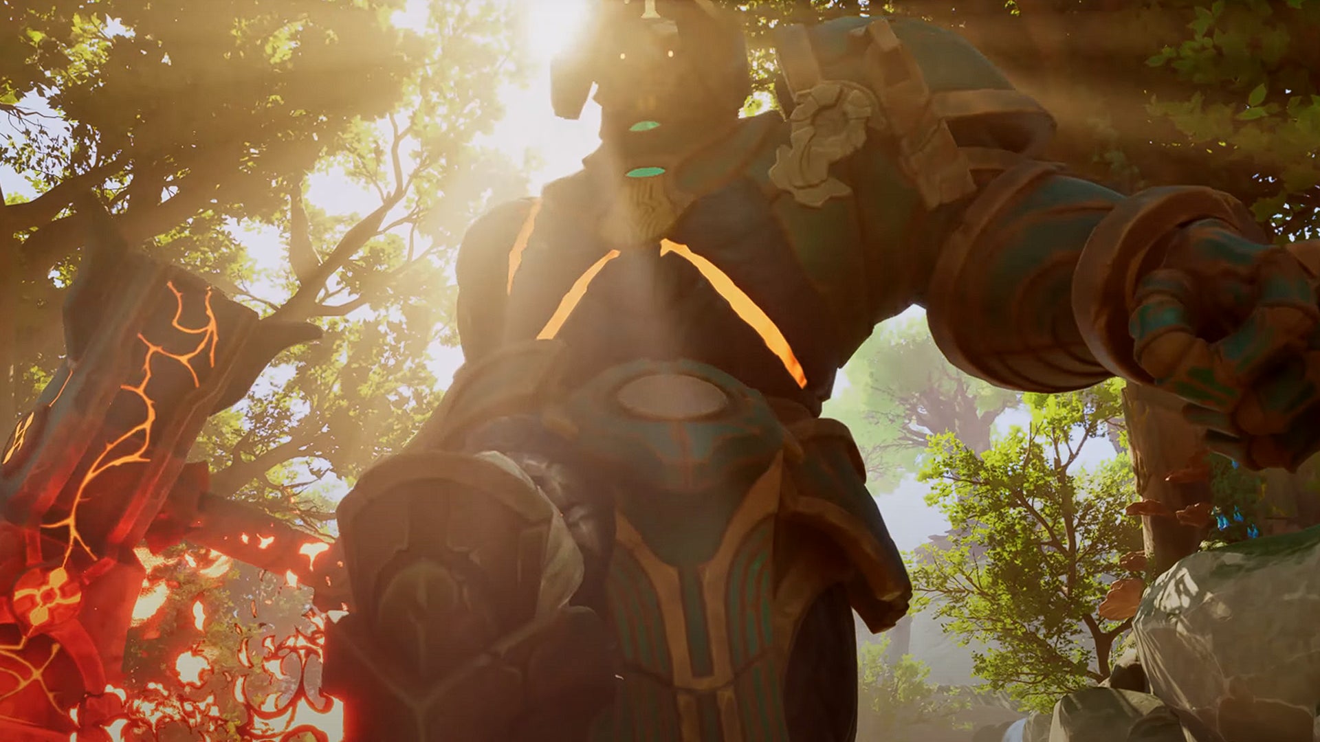 A stone giant stomps towards the camera with hammer in hand in a tease for Yellow Brick Games' first title - 1