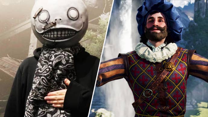 Yoko Taro bard customized header