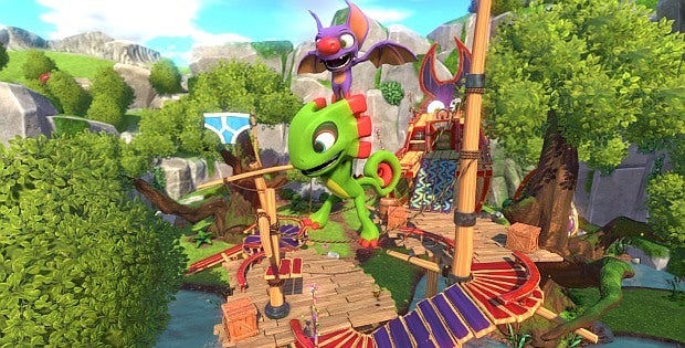 Layyah Arcade Yooka-Laylee's Retrox Arcade multiplayer | Rock Paper Shotgun