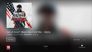 You can pre-download the Call of Duty: Black Ops Cold War alpha on PS4 now