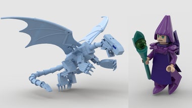 Yu-Gi-Oh! Lego set turns Blue-Eyes White Dragon and Dark Magician into bricks, along with a deck box for your cards | Dicebreaker Yu-Gi-Oh! Lego set turns Blue-Eyes White Dragon and Dark Magician into bricks, along with a deck box for your cards | Dicebreaker