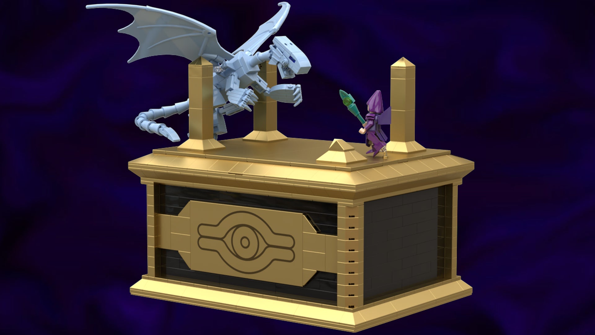 Yu-Gi-Oh! Lego set turns Blue-Eyes White Dragon and Dark Magician into bricks, along with a deck box for your cards | Dicebreaker Yu-Gi-Oh! Lego set turns Blue-Eyes White Dragon and Dark Magician into bricks, along with a deck box for your cards | Dicebreaker