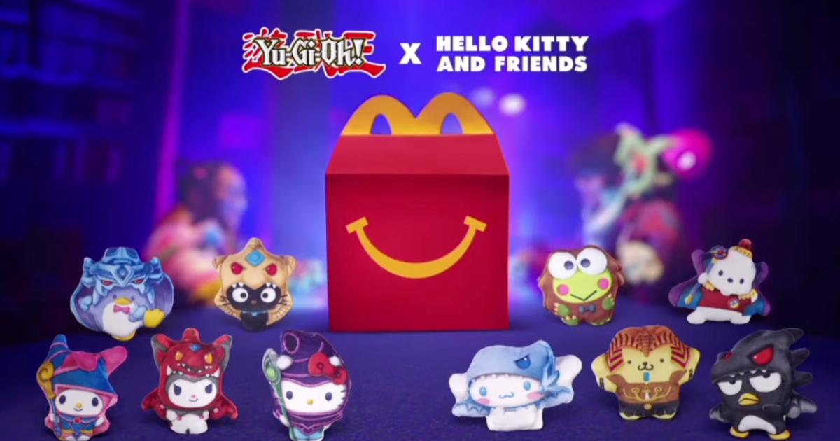 Belgian McDonald's mixes Yu-Gi-Oh! and Hello Kitty in latest Happy Meal offering | Dicebreaker Belgian McDonald's mixes Yu-Gi-Oh! and Hello Kitty in latest Happy Meal offering | Dicebreaker