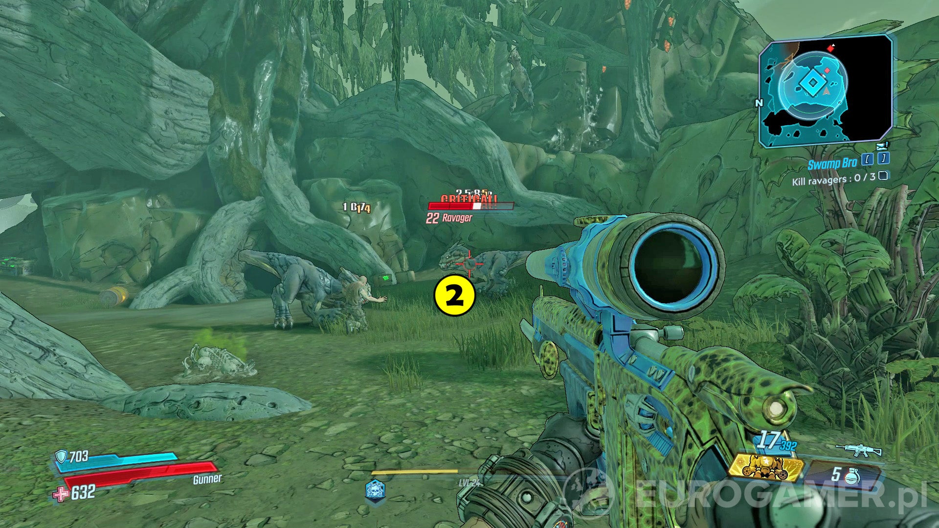 Borderlands 3 - Swamp Bro: Chadd, Grog, Ravager, skok, platforma ...