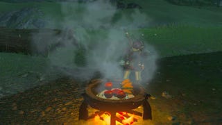 Zelda: Breath of the Wild - Koken: ingrediënten combineren en vuur maken