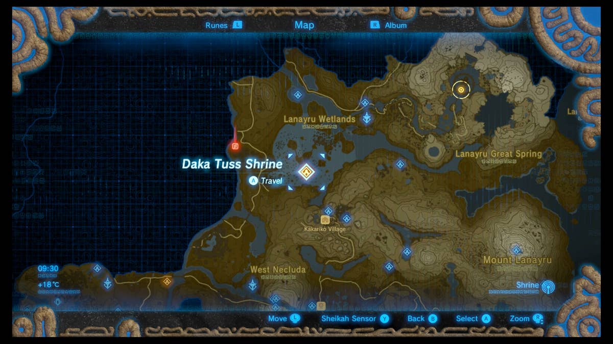 Zelda - Daka Tuss and Sunken Scoop trial solution in Breath of the
