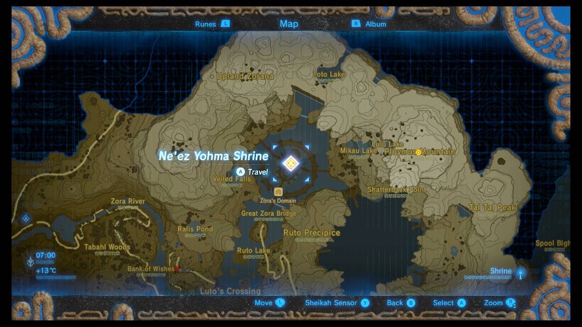 Zelda - Ne’ez Yohma and Pushing Power trial solution in Breath of