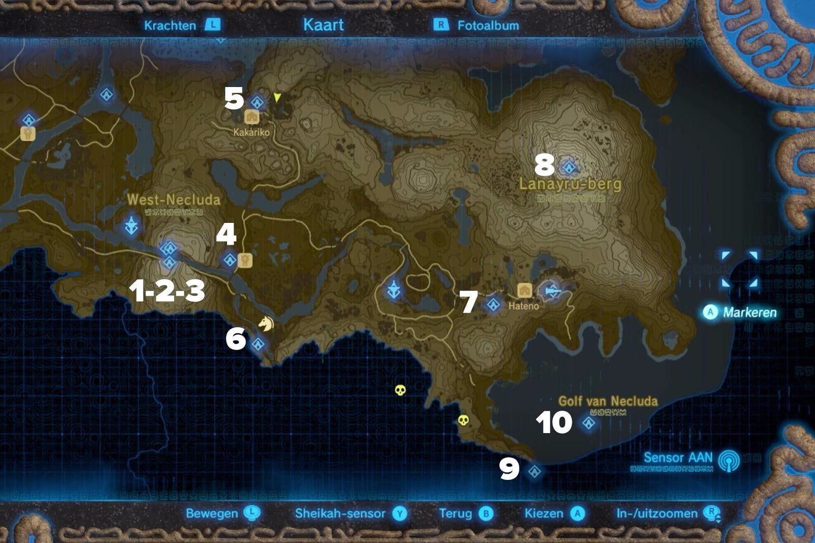 Zelda: Breath of The Wild - Tempels in Necluda: Shee Vaneer, Shee Venath en meer