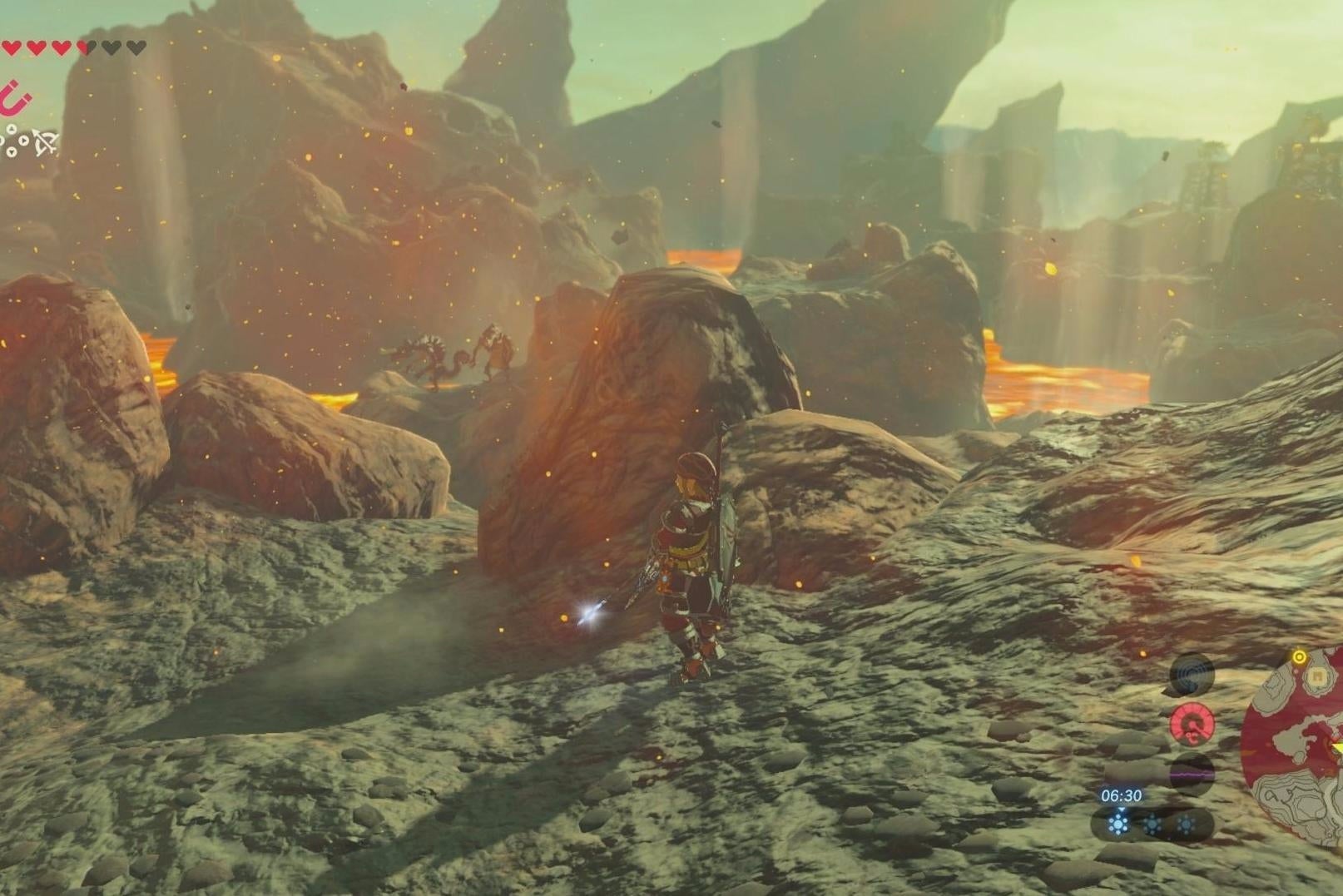 Zelda: Breath of the Wild - Vuurtitaan Vah Rudania: Yunobo, drones ontwijken