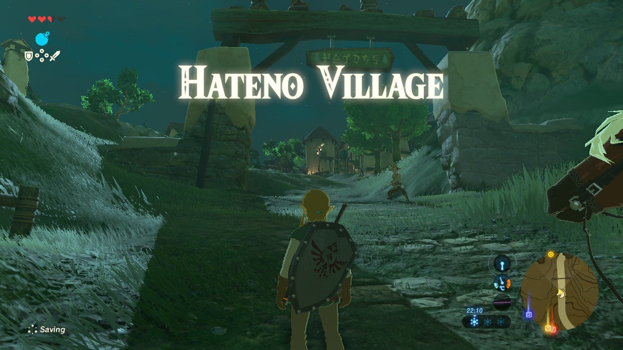 Zelda Breath of the Wild Locked Mementos, how to get to Hateno Village and the blue flame to