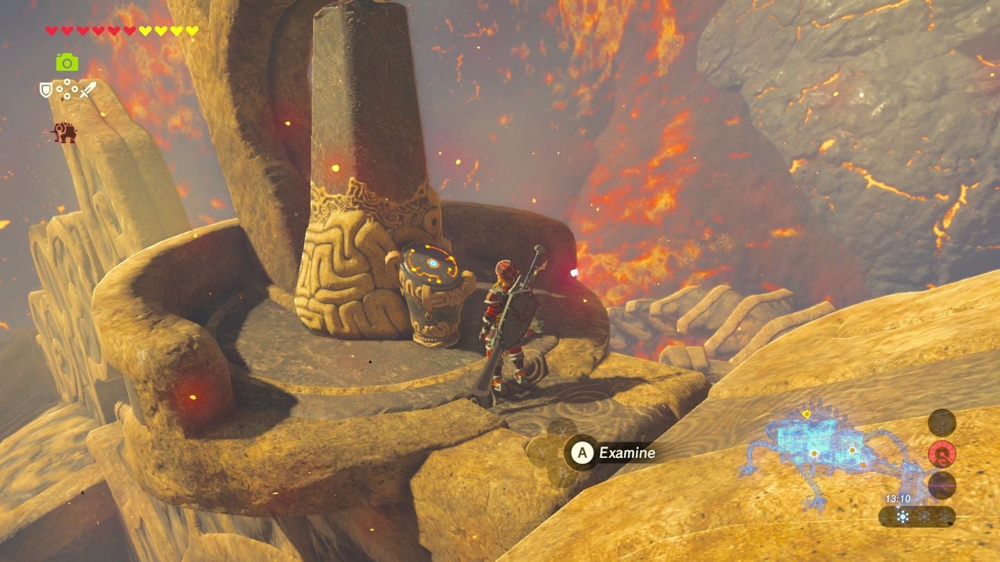 Zelda: Breath of the Wild - dungeon Vah Rudiana, todos os terminais ...