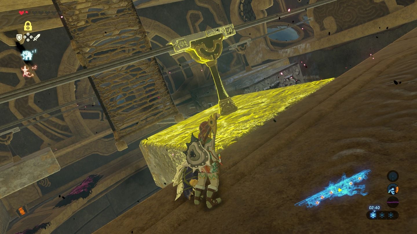 Zelda Breath of the Wild Vah Medoh dungeon, all terminal solutions inside the giant bird