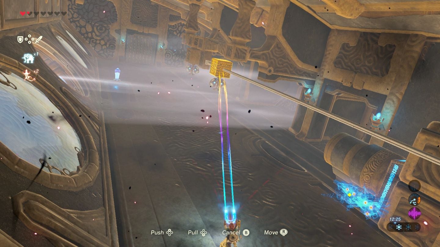 Zelda Breath of the Wild Vah Medoh dungeon, all terminal solutions inside the giant bird