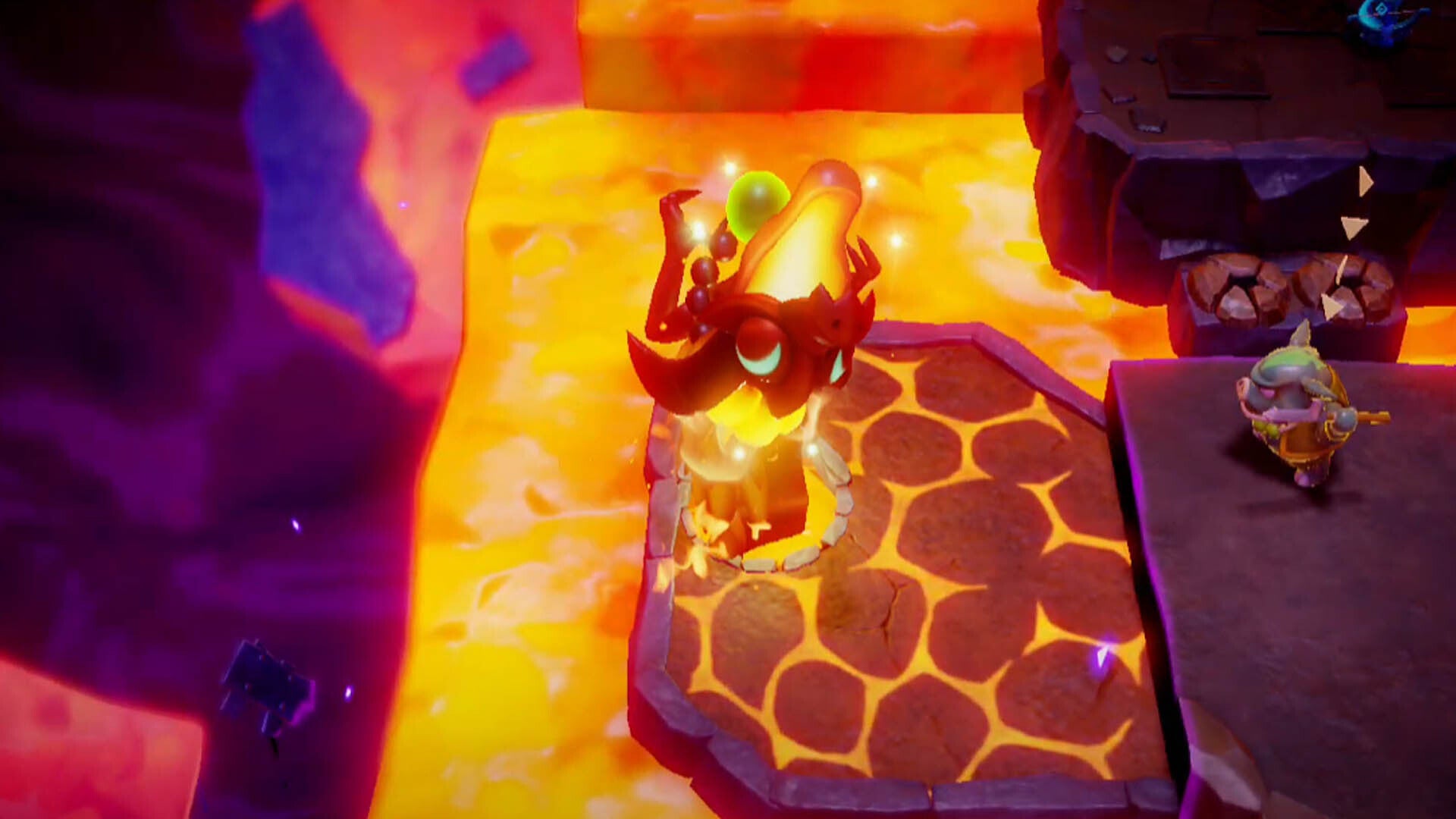 zelda echoes of wisdom defeated volvagia