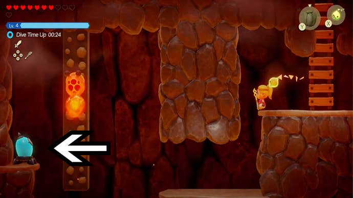 zelda echoes of wisdom eldin temple blue device location