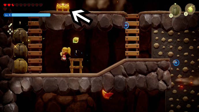 zelda echoes of wisdom eldin temple chest four location