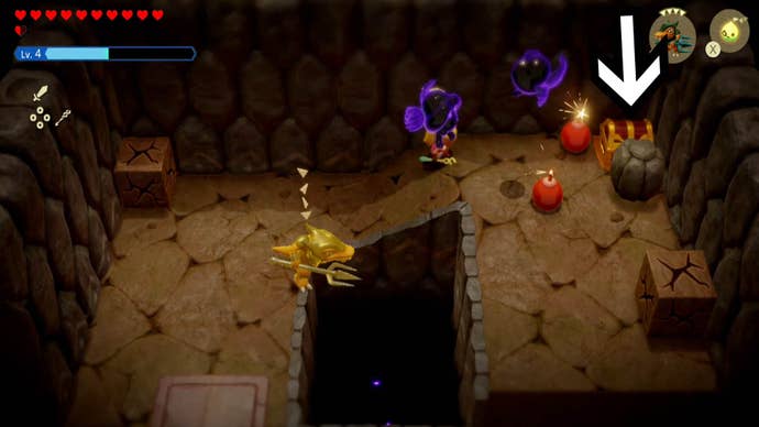 zelda echoes of wisdom eldin temple chest one location