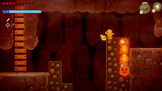 zelda echoes of wisdom eldin temple climbable wall to fifth chest