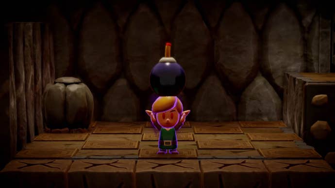 zelda echoes of wisdom eldin temple false link with bomb