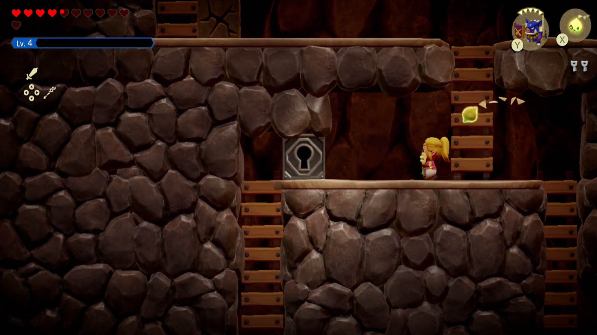 zelda echoes of wisdom eldin temple lock to big key chest area