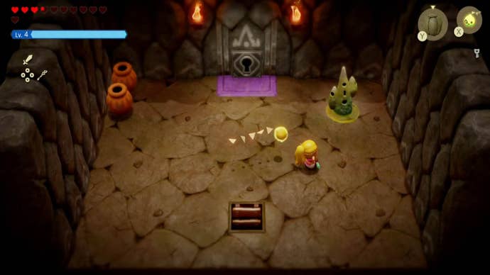 zelda echoes of wisdom eldin temple locked door room with waypoint