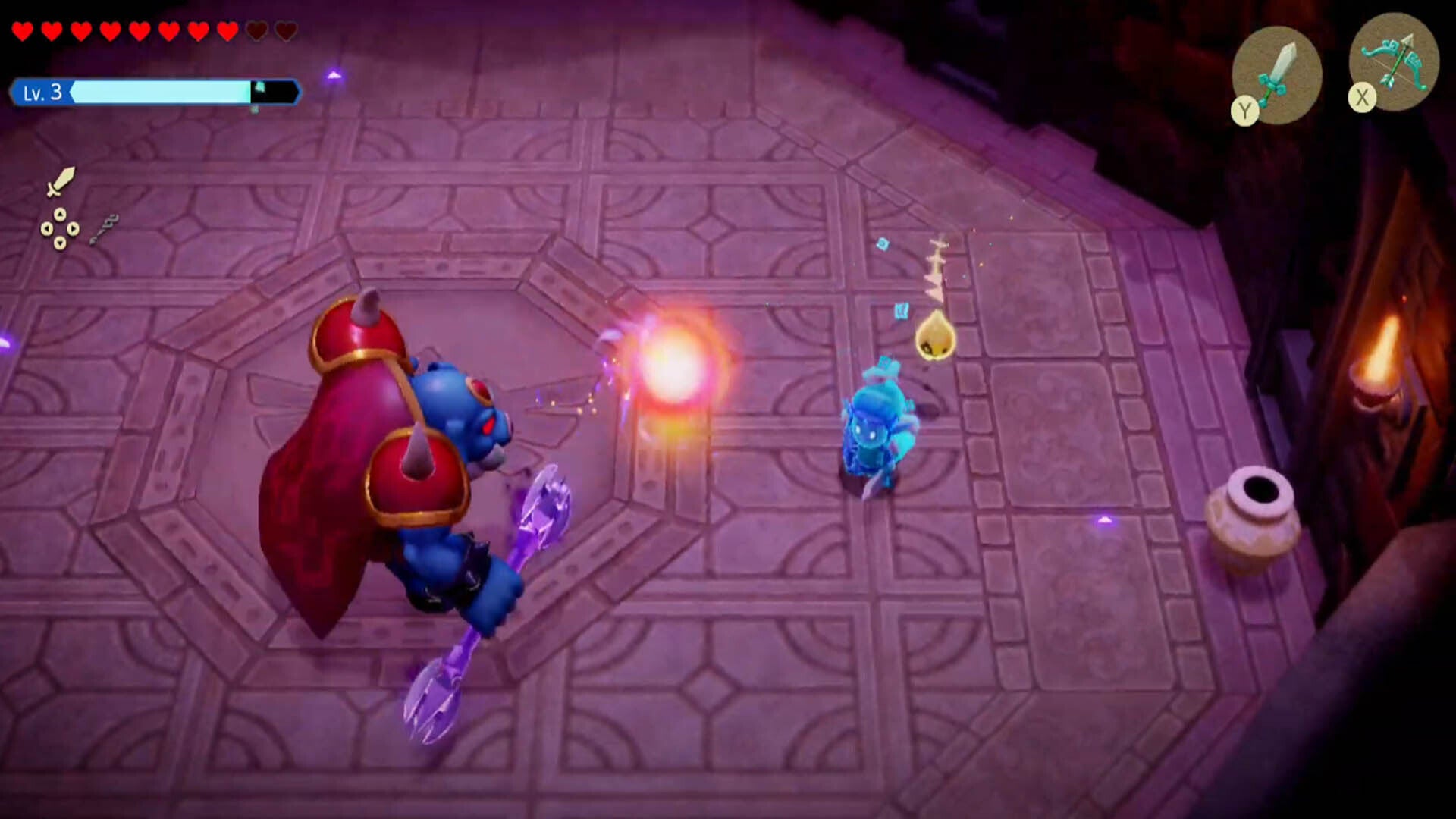 zelda echoes of wisdom ganon fight ball attack