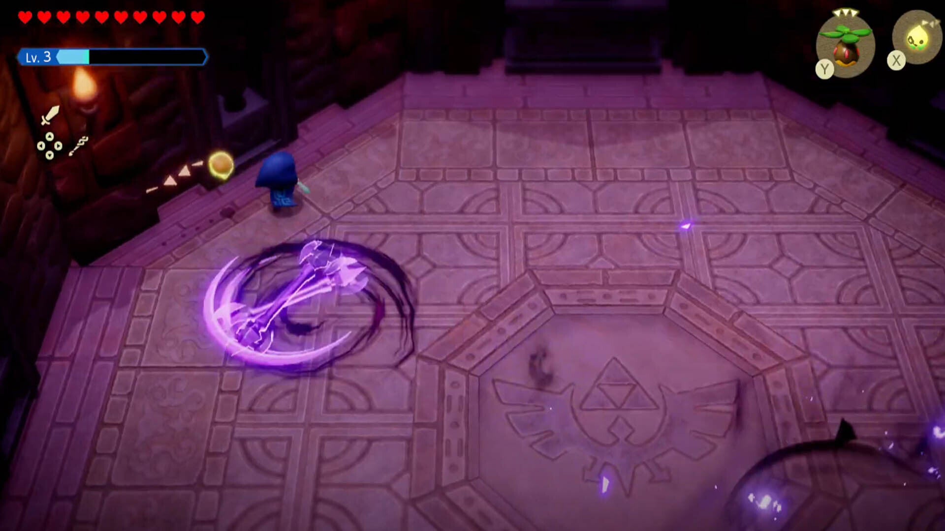 zelda echoes of wisdom ganon fight spinning flying axe