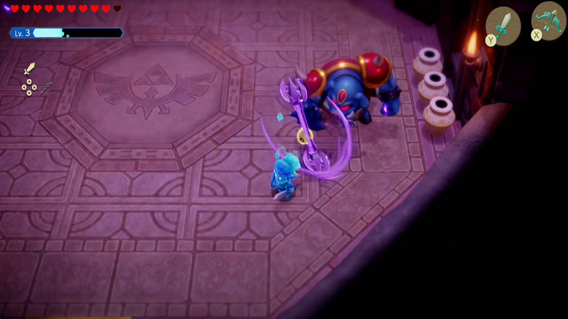 zelda echoes of wisdom ganon spinning axe before vanishing