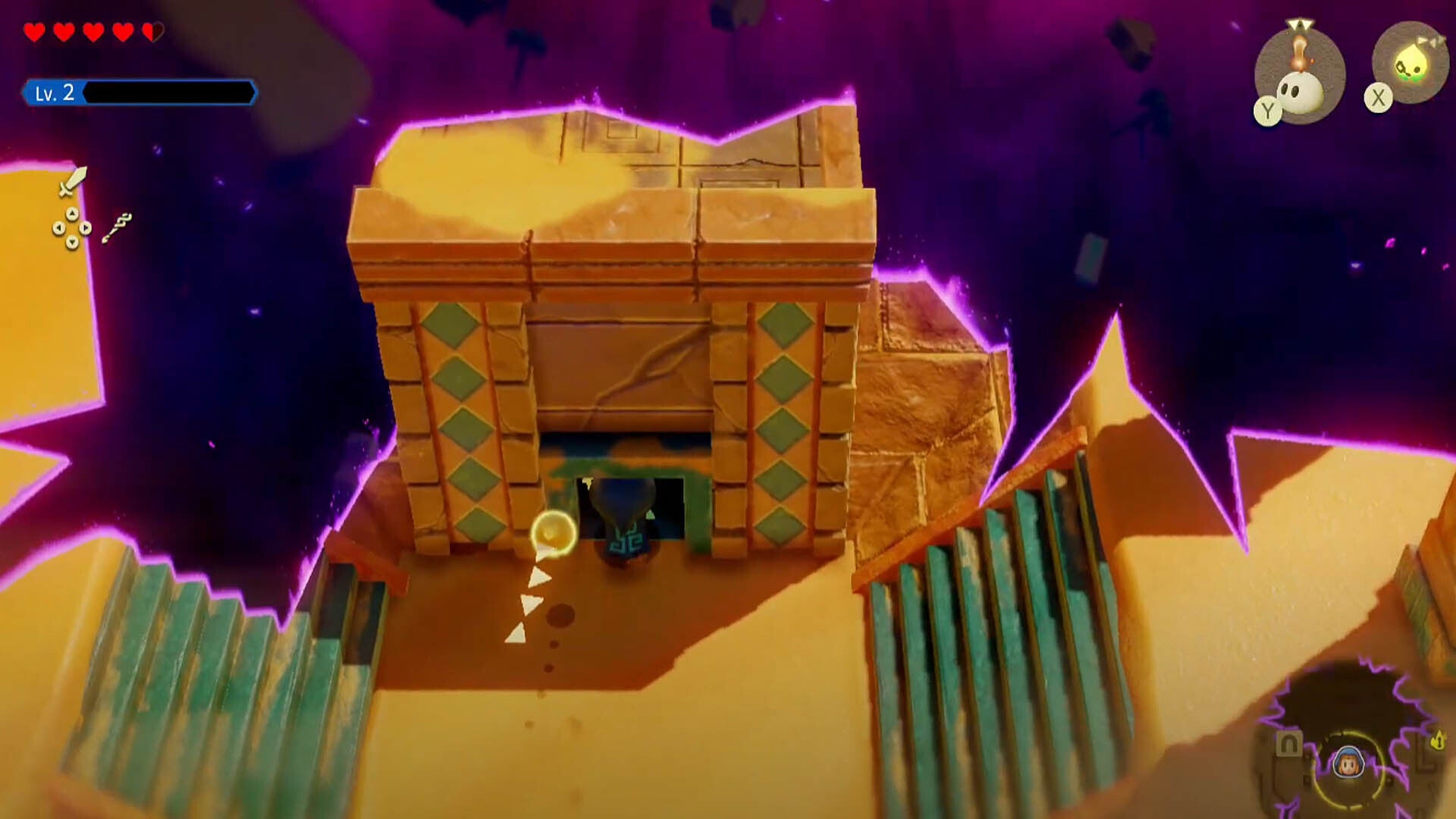 zelda echoes of wisdom gerudo sanctum dungeon entrance