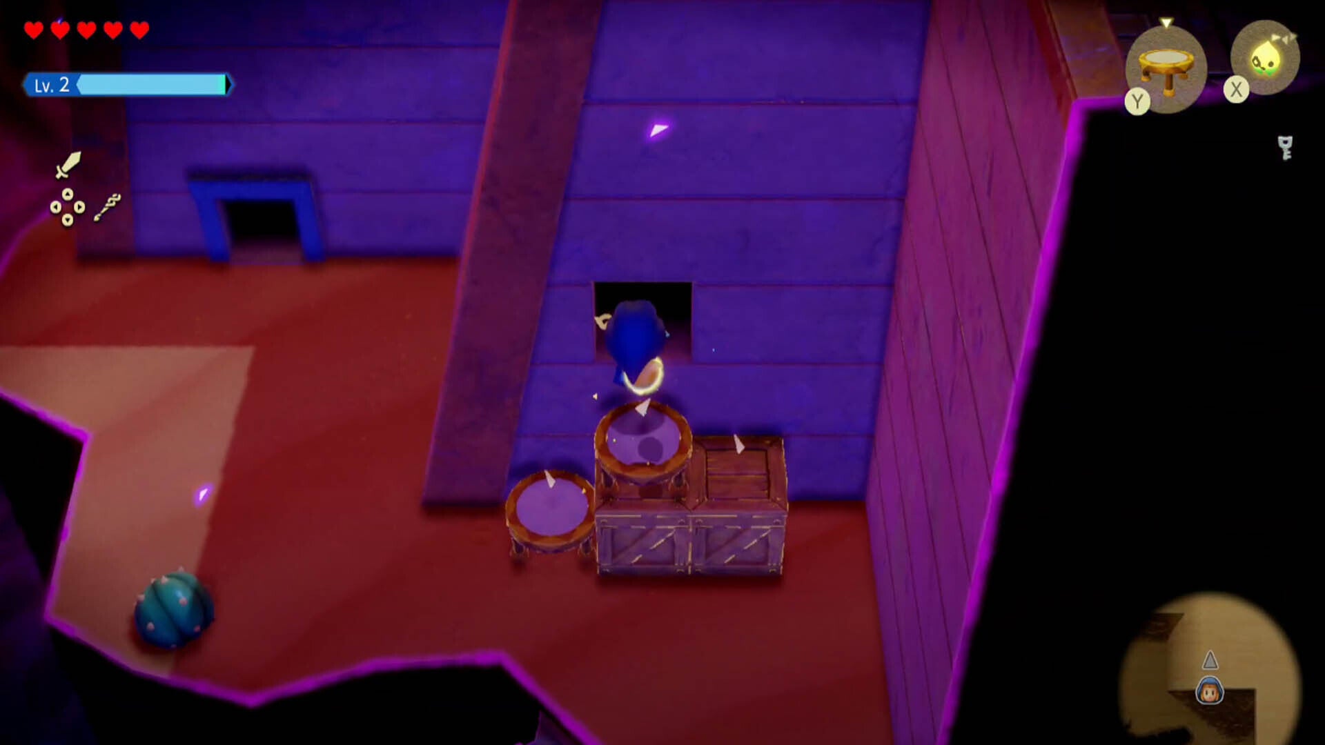 zelda echoes of wisdom gerudo sanctum dungeon rupee room entrance