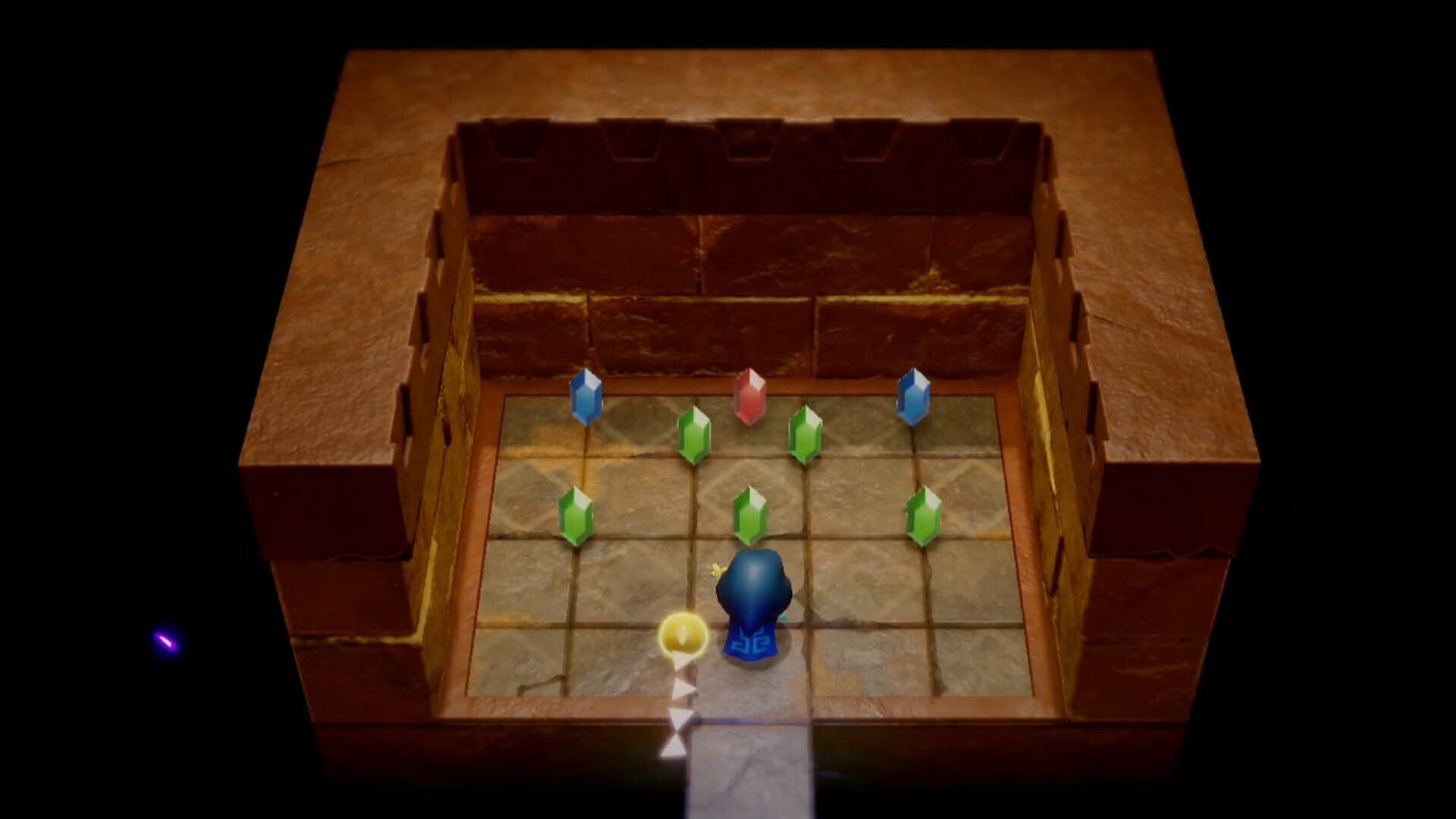 zelda echoes of wisdom gerudo sanctum dungeon rupee room