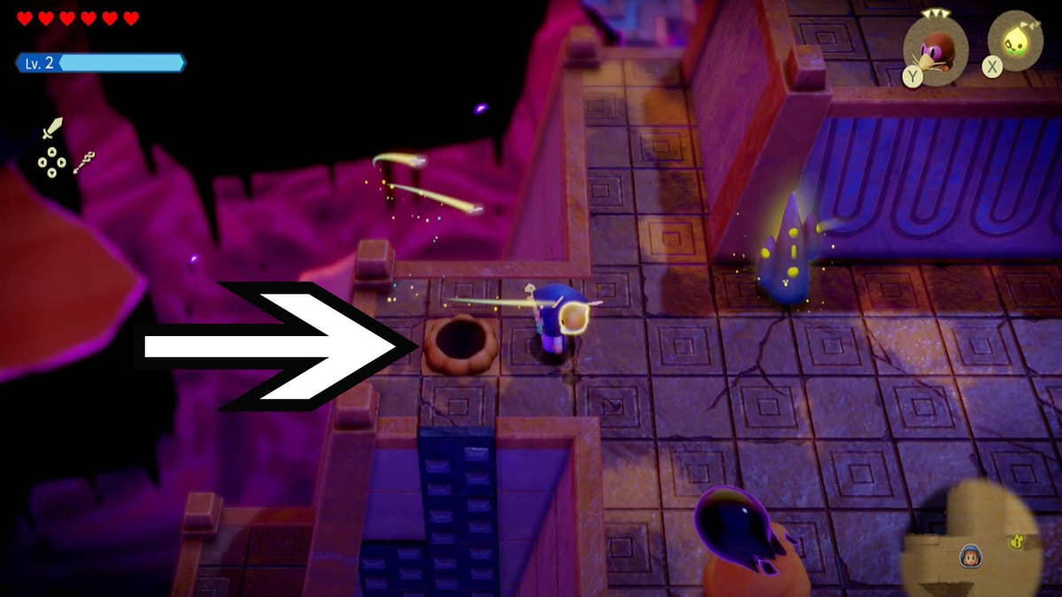 How to reach the chest behind the wall in Gerudo Sanctum Dungeon