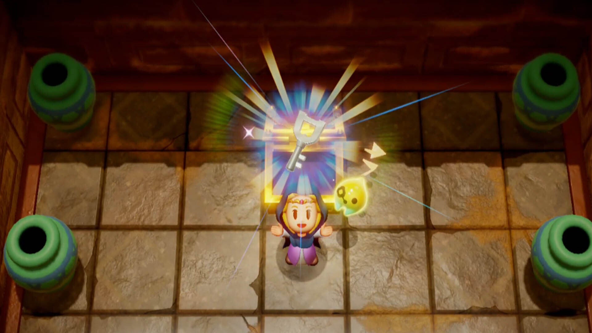 zelda echoes of wisdom gerudo sanctum dungeon zelda collecting first small key