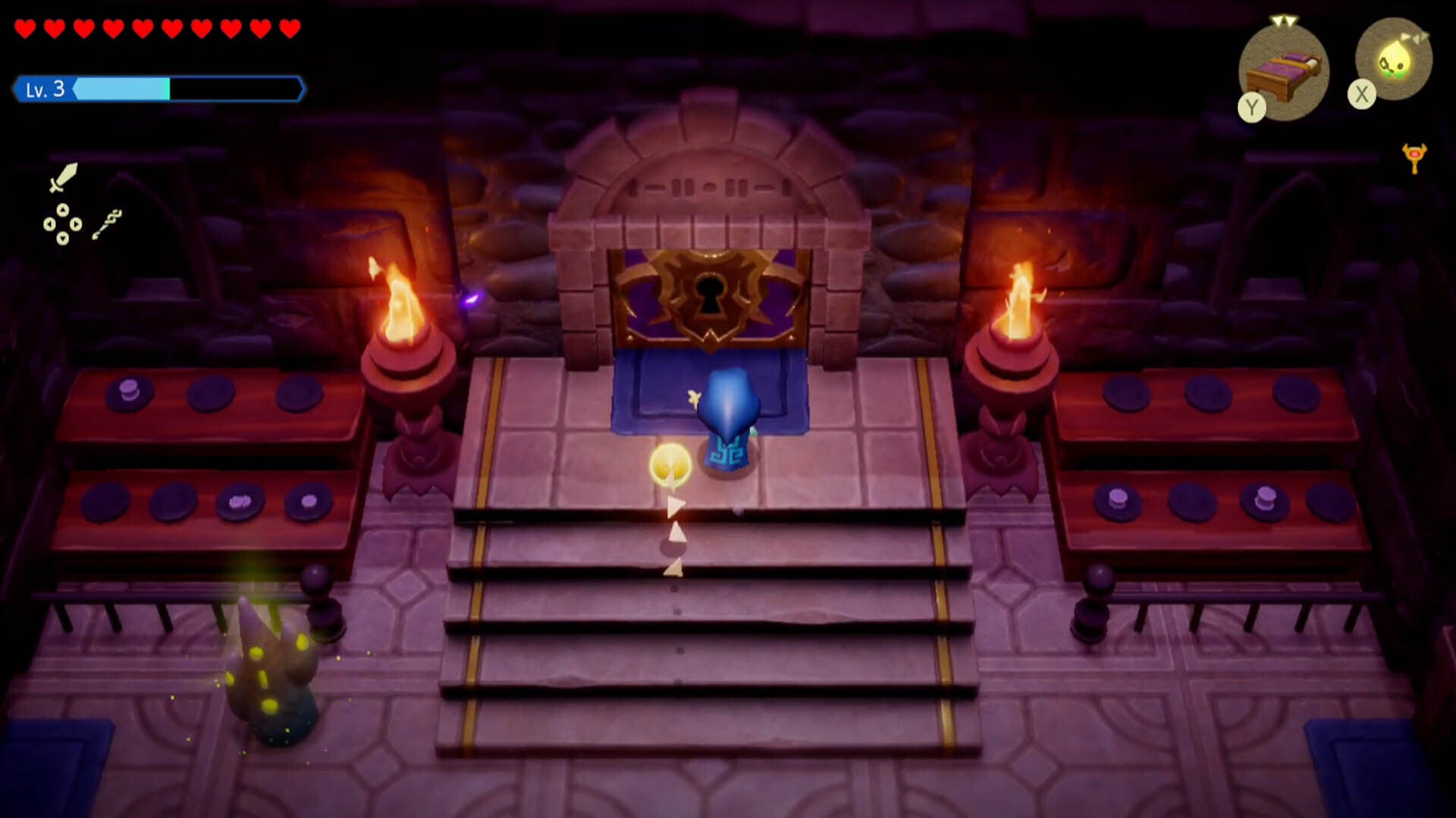 zelda echoes of wisdom hyrule castle dungeon big door