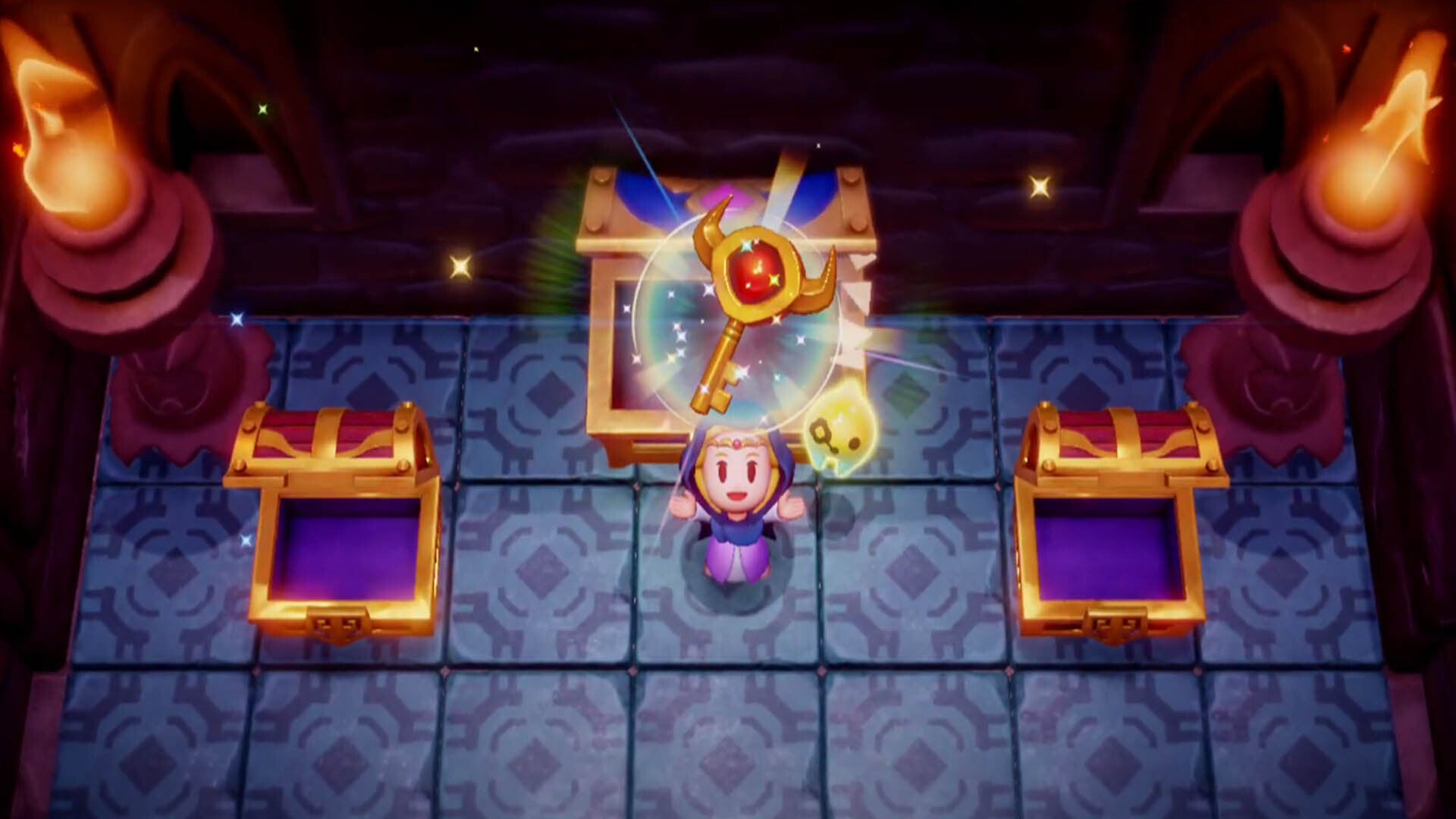 zelda echoes of wisdom hyrule castle dungeon collecting big key