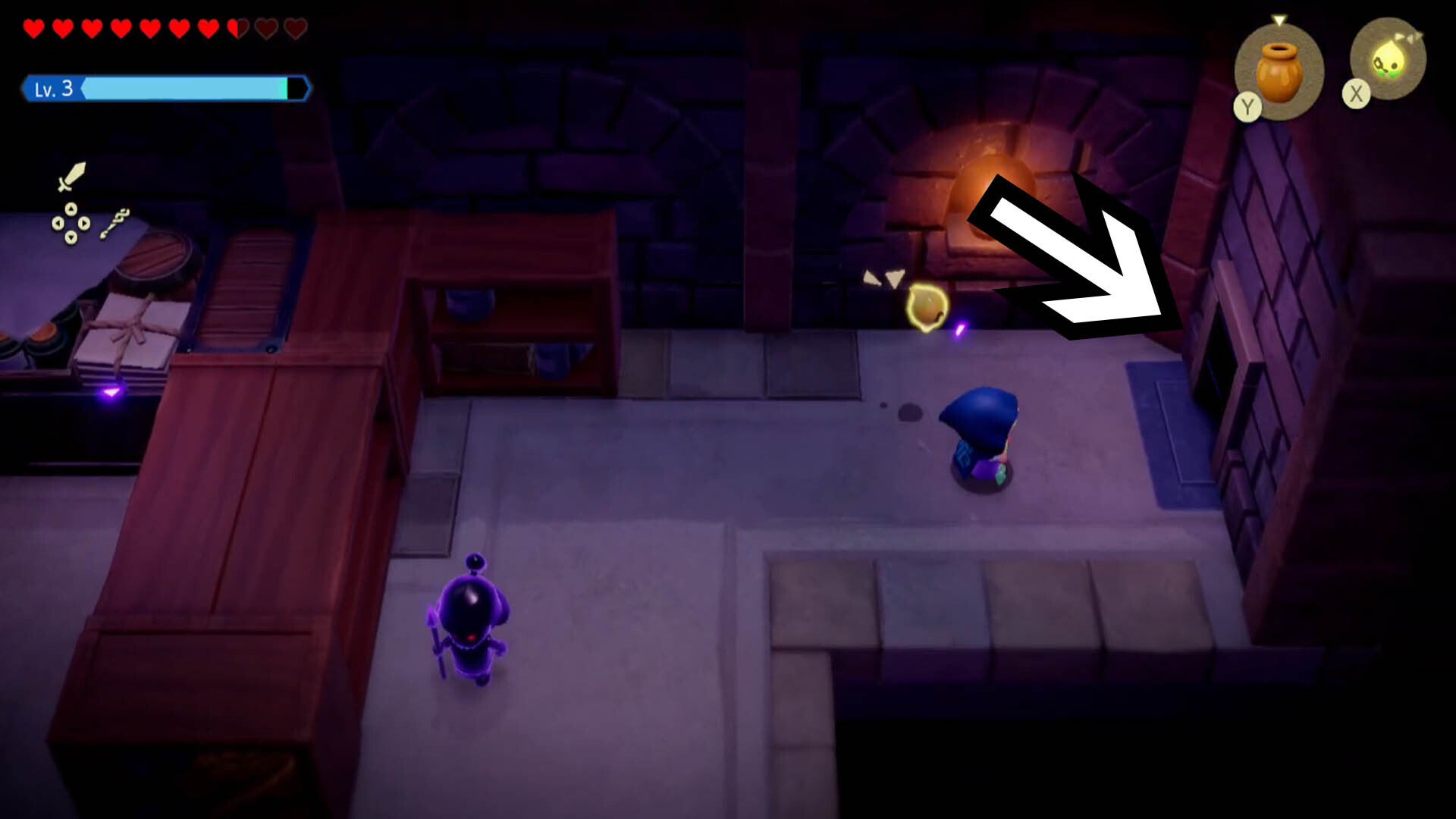 zelda echoes of wisdom hyrule castle dungeon library exit