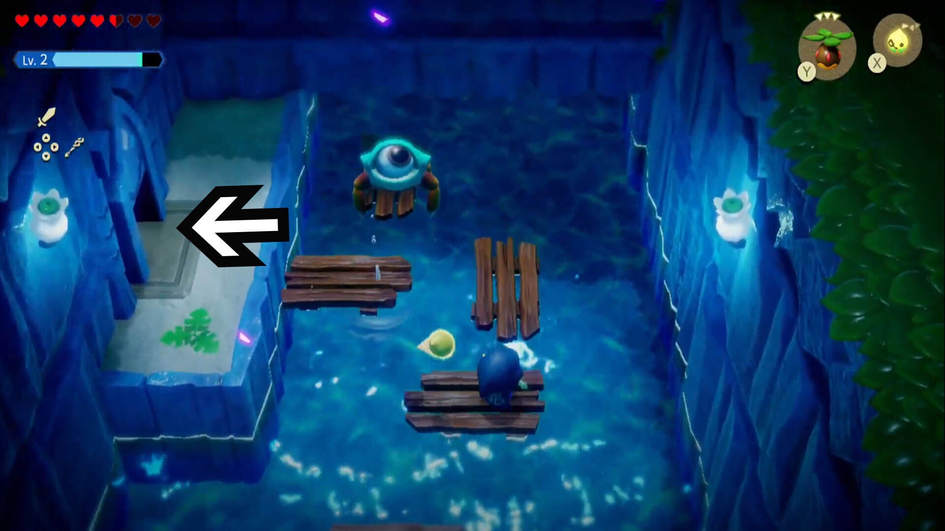 zelda echoes of wisdom jabul ruins dungeon current room exit