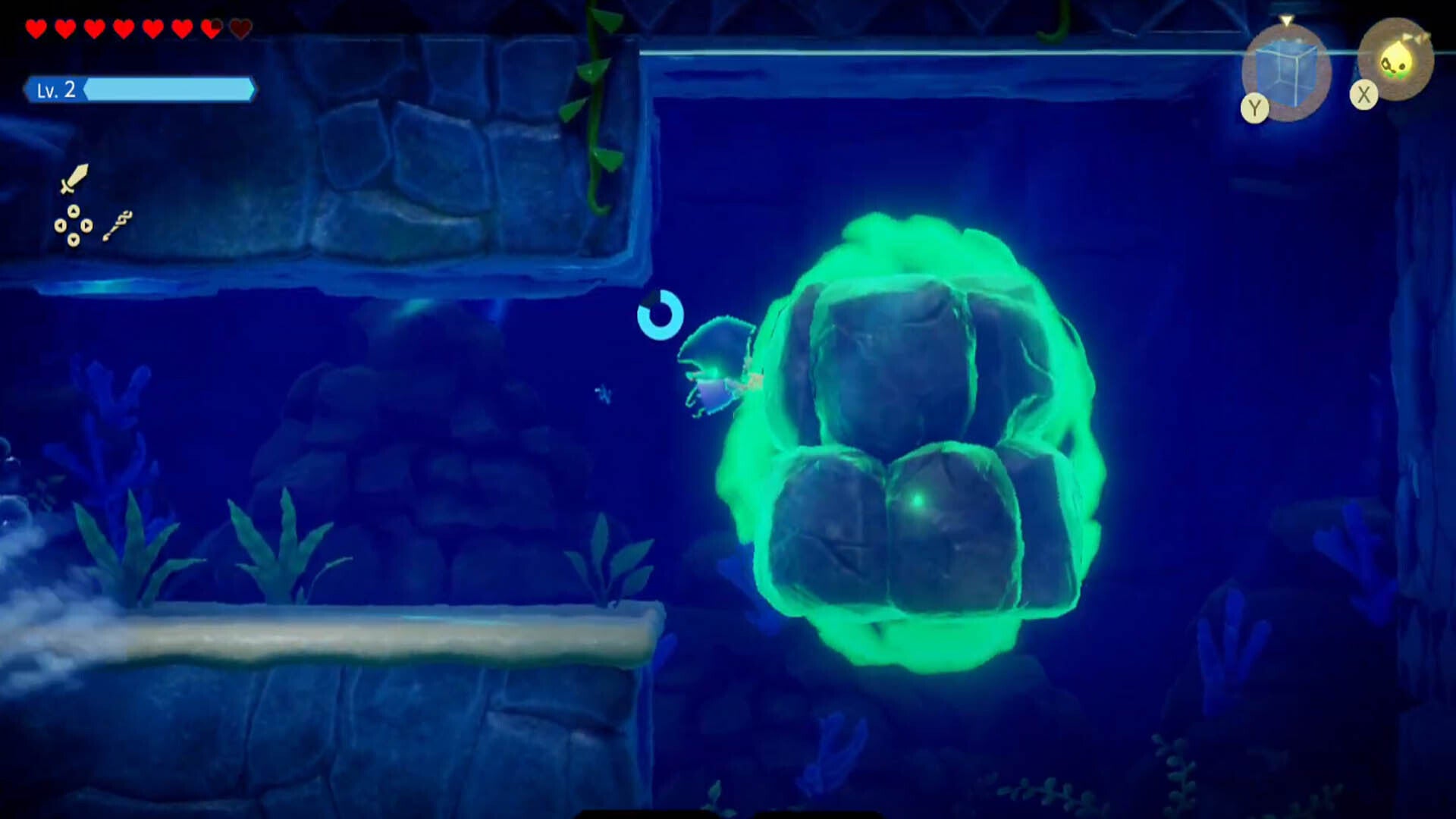 zelda echoes of wisdom jabul ruins dungeon whirlwind chase phase four moving rock