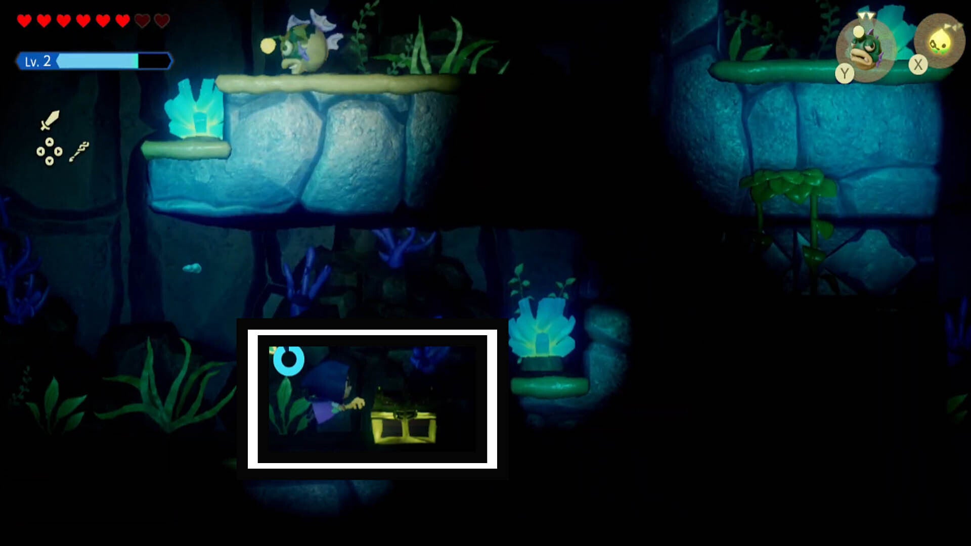 zelda echoes of wisdom jabul ruins underwater 100 rupee chest location
