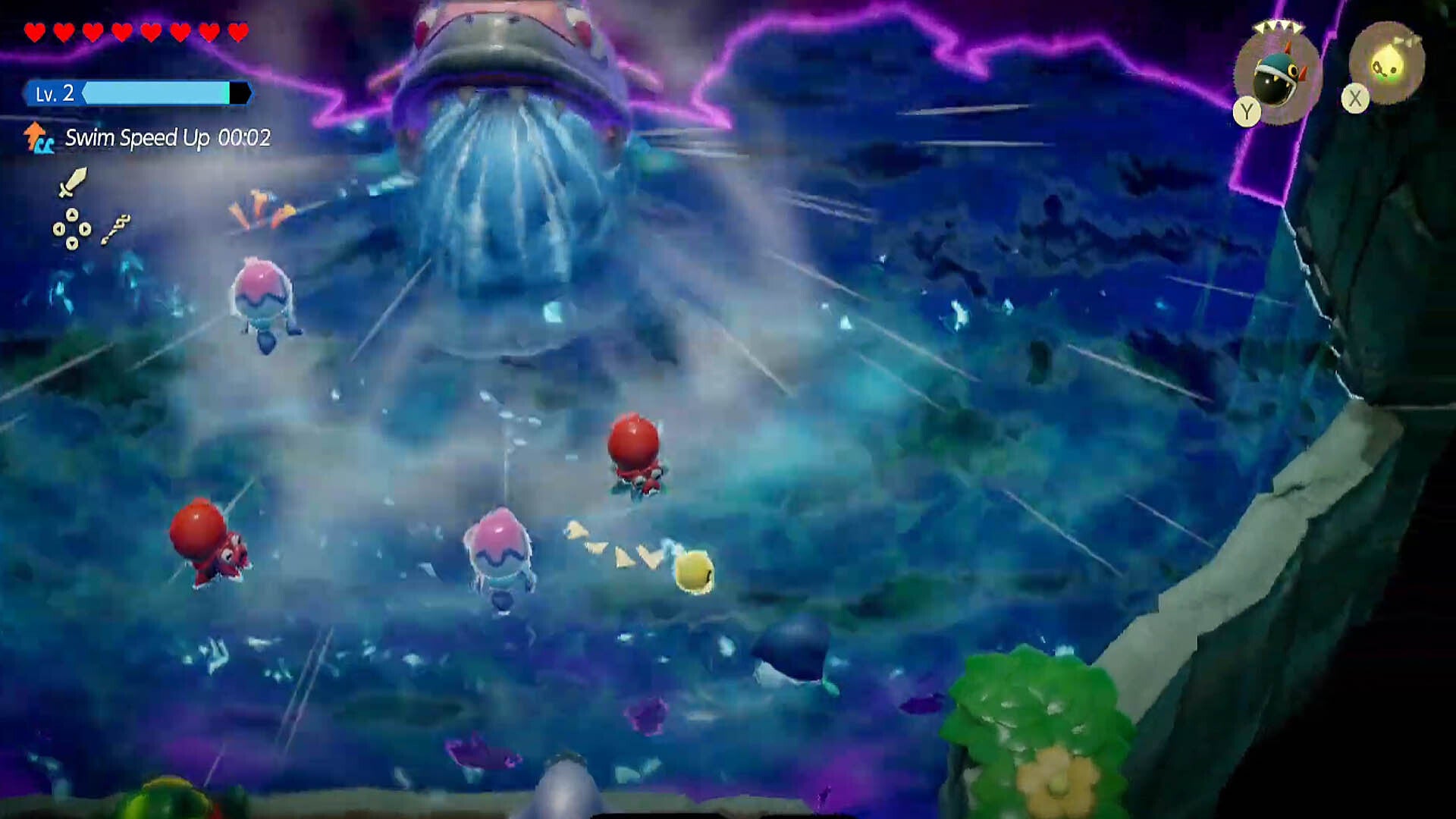 zelda echoes of wisdom lord jabu jabu fight final enemy hurl attack