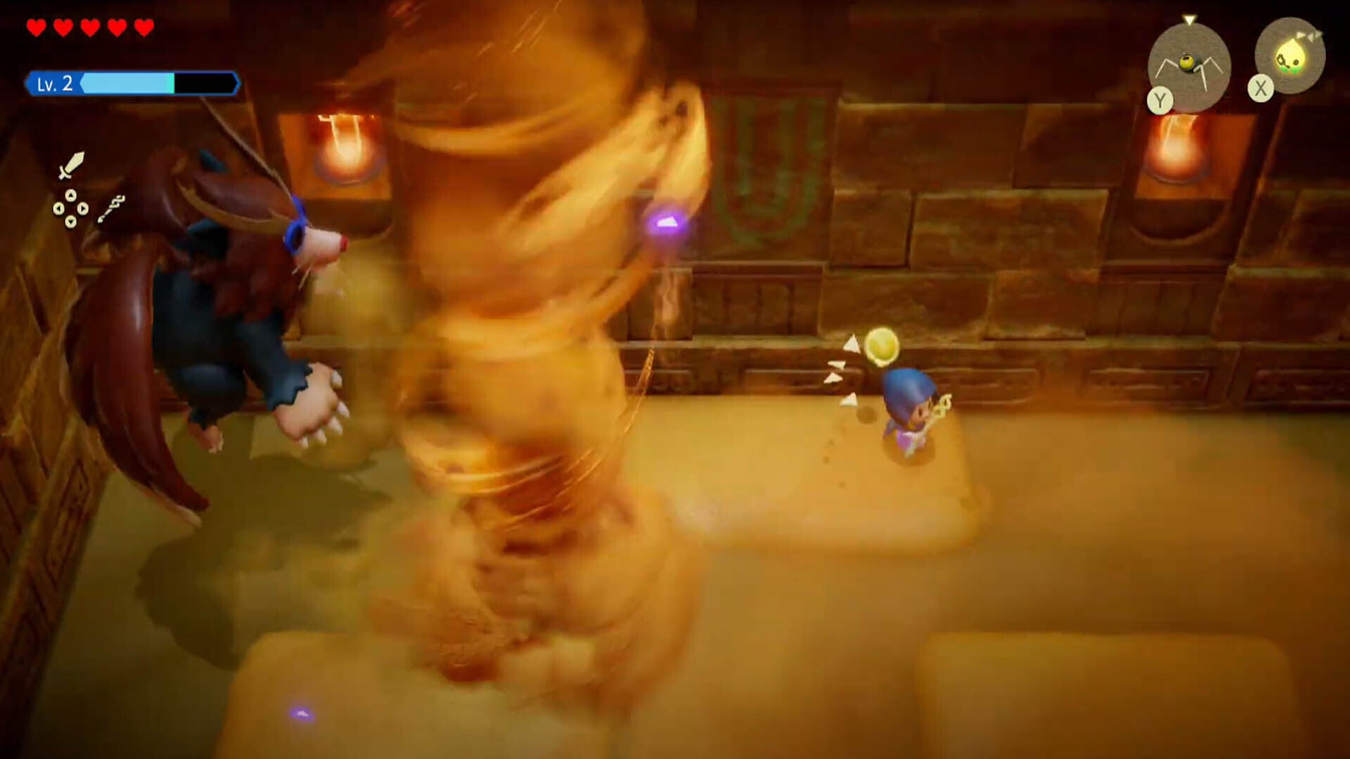 zelda echoes of wisdom mogryph boss fight phase three tornado attack