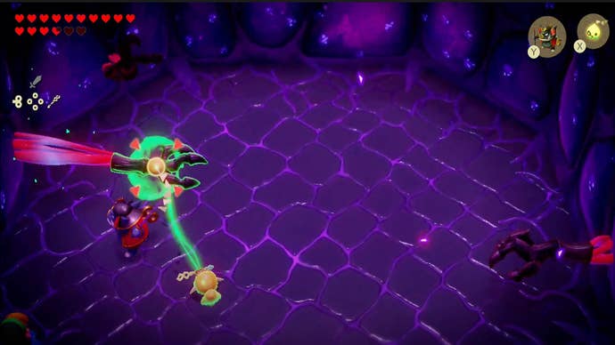 zelda echoes of wisdom null fight first arms through wall attack