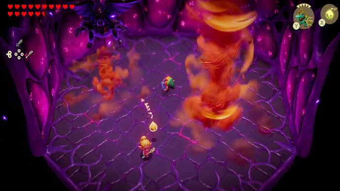 zelda echoes of wisdom null fight shadow mogyrph duo tornado attack