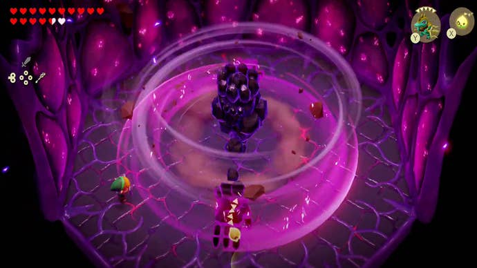 zelda echoes of wisdom null fight shadow seismic talus